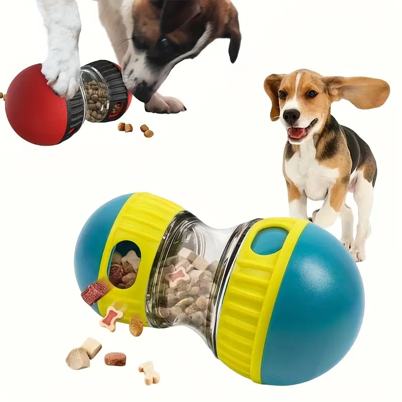 Interactive Squeaky Plush Dog Toy - Interaktywna zabawka dozująca smakołyki dla psów,